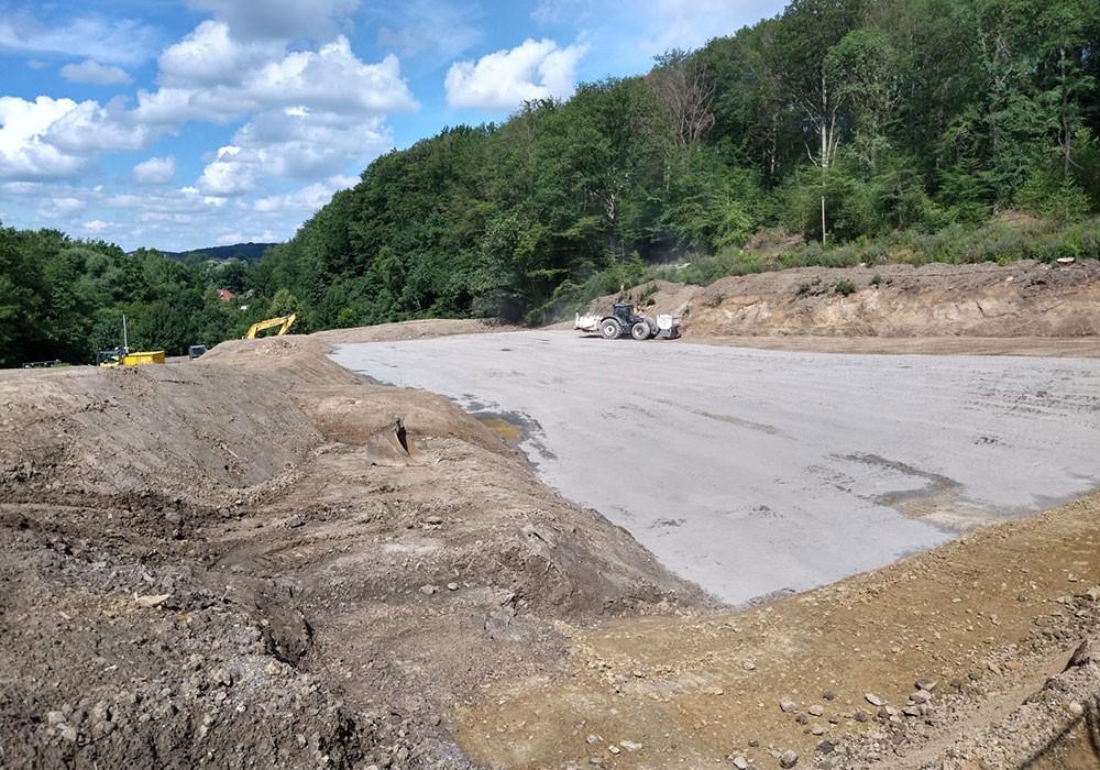 Hofbefestigung eines Bauhofes in Sprockhövel