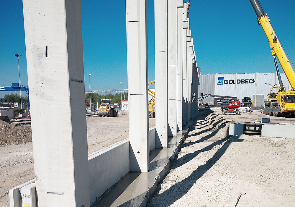 Neubau einer Bewehrungshalle, Hamm, GOLDBECK GmbH