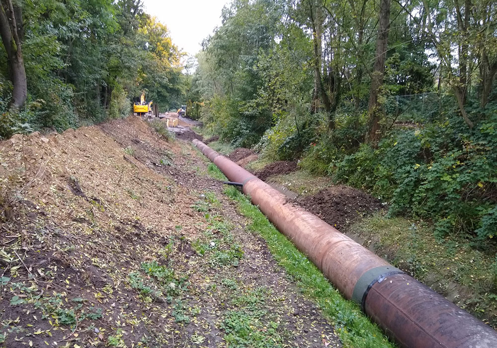 Reinwasserpumpwerk, Katernberger Bach in Essen-Schonnebeck
