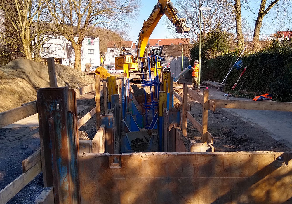 Reinwasserpumpwerk, Katernberger Bach in Essen-Schonnebeck